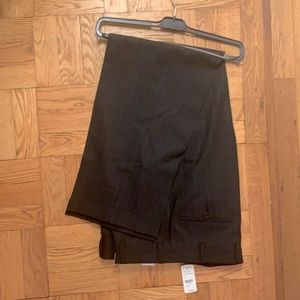 Brooks Brothers Navy Pinstriped Cuffed Pants “346”